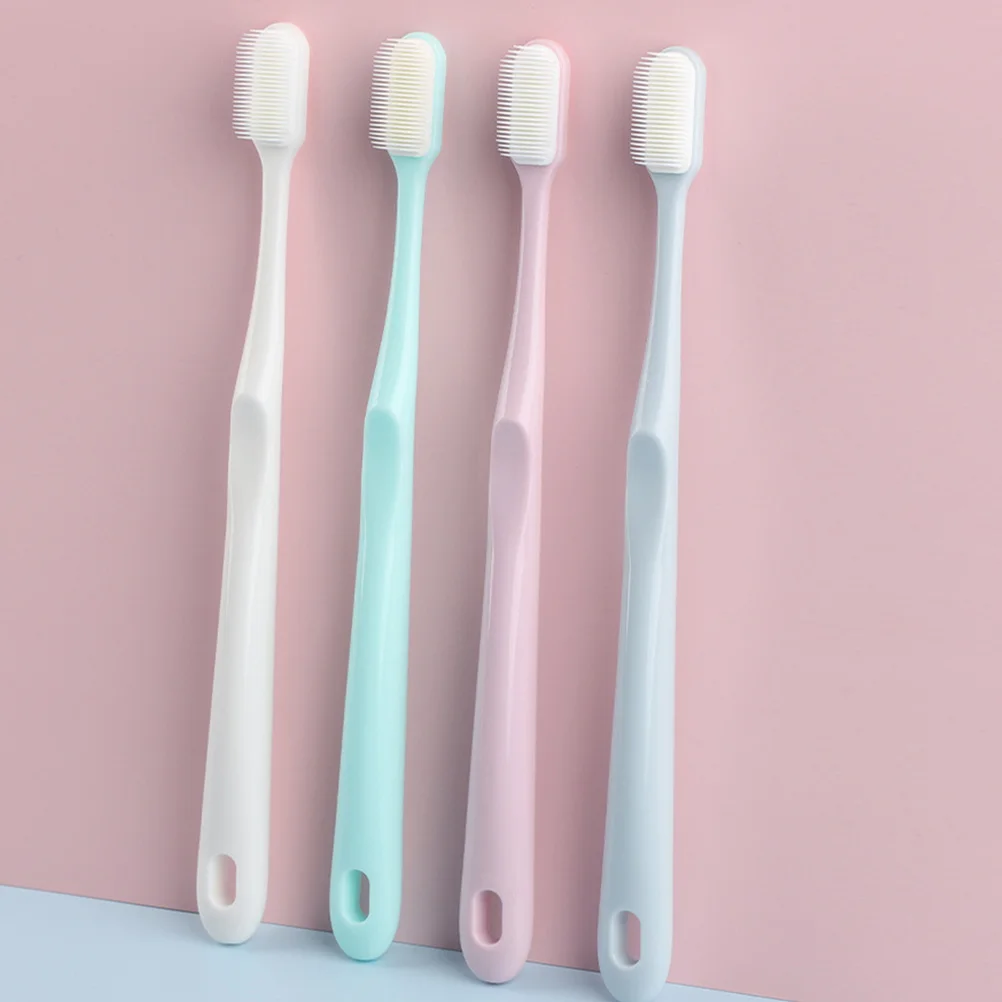 4Pcs Adult Toothbrushes Portable Gentle Bristles Travel Toothbrushes for Pregnant Women Teeth Cleaner Tool Household Use
4Pcs Adult Toothbrushes Portable Gentle Bristles Travel Toothbrushes for Pregnant Women Teeth Cleaner Tool Household Use