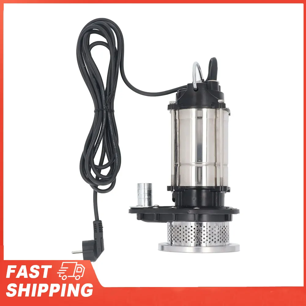 Stainless Steel Submersible Pump Electric Water Removal Transfer Stainless Steel Pump 1100W 20M 3meter³/h for Pool Pond Tools
Stainless Steel Submersible Pump Electric Water Removal Transfer Stainless Steel Pump 1100W 20M 3meter³/h for Pool Pond Tools