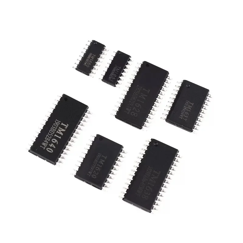 2PCS TM1620 1628 1637 1638 1640 1650 1651 Digital Tube LED Driver IC Chip SOP20
2PCS TM1620 1628 1637 1638 1640 1650 1651 Digital Tube LED Driver IC Chip SOP20
