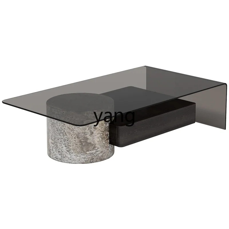 LMM light luxury natural marble coffee table type minimalist style living room glass coffee table
LMM light luxury natural marble coffee table type minimalist style living room glass coffee table