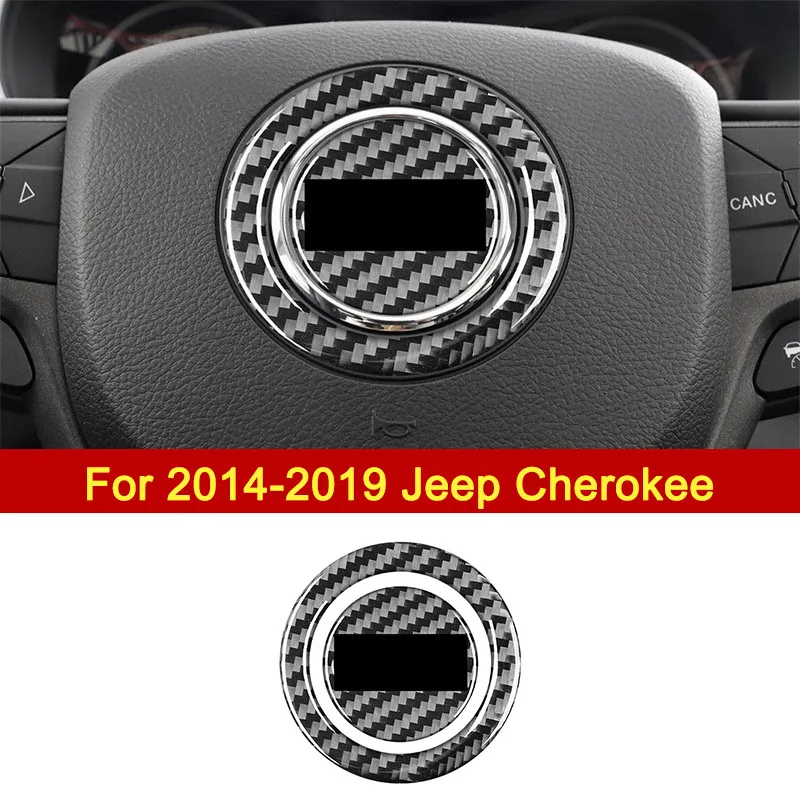 For 2014-2019 Jeep Cherokee Carbon Fiber Steering Wheel Logo Decorative Sticker Interior Modification Accessories Luxury Upgrade
For 2014-2019 Jeep Cherokee Carbon Fiber Steering Wheel Logo Decorative Sticker Interior Modification Accessories Luxury Upgrade