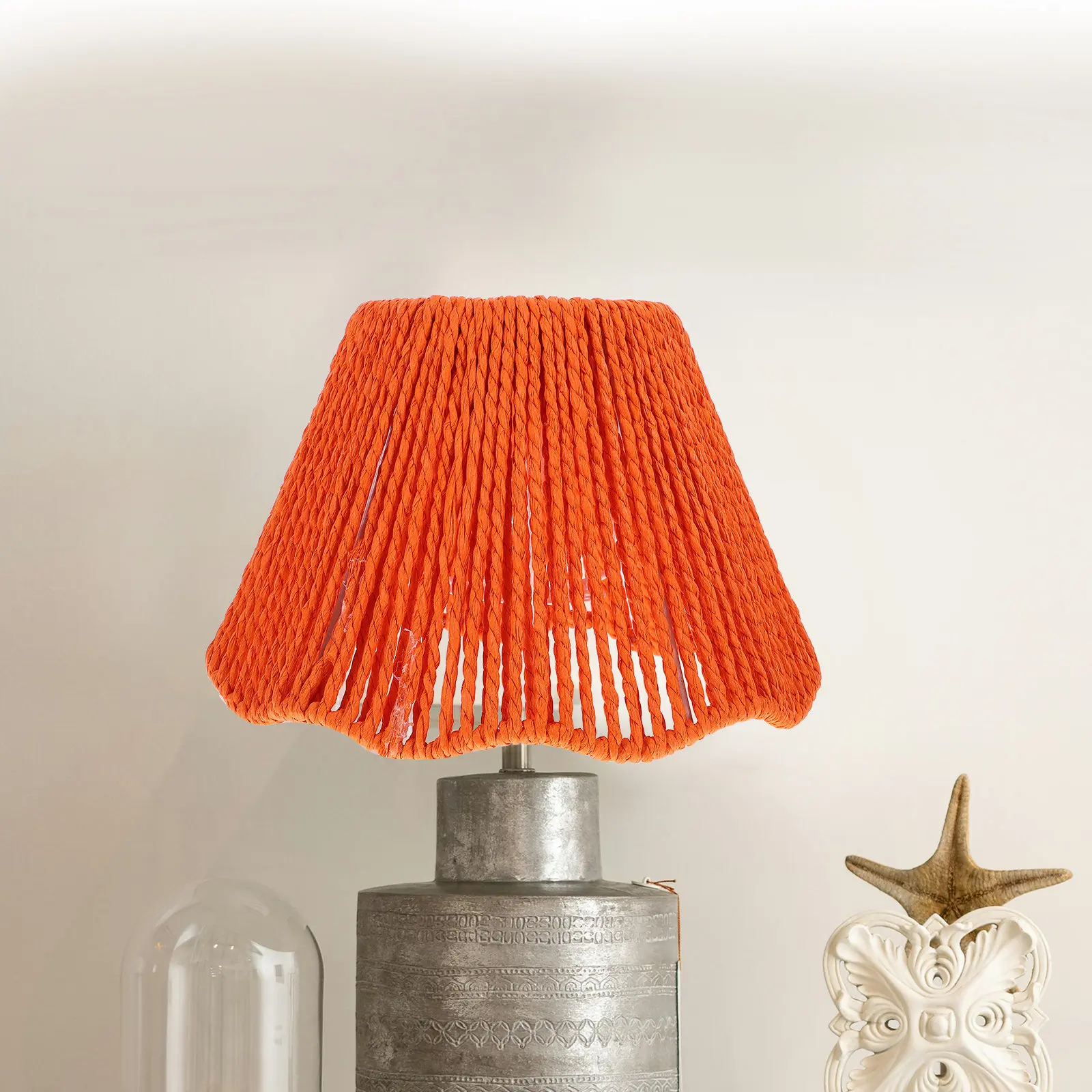 Handwoven Paper String Lamp Shade Replacement for Ceiling Floor Table Lamp Rustic Vintage Light Cover Home Decor
Handwoven Paper String Lamp Shade Replacement for Ceiling Floor Table Lamp Rustic Vintage Light Cover Home Decor