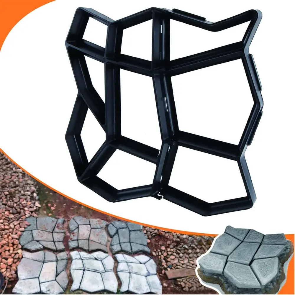 Многоразовая форма для бетонных садовых плиток 17x17x1.6 для самостоятельной укладки дорожек
Многоразовая форма для бетонных садовых плиток 17x17x1.6 для самостоятельной укладки дорожек