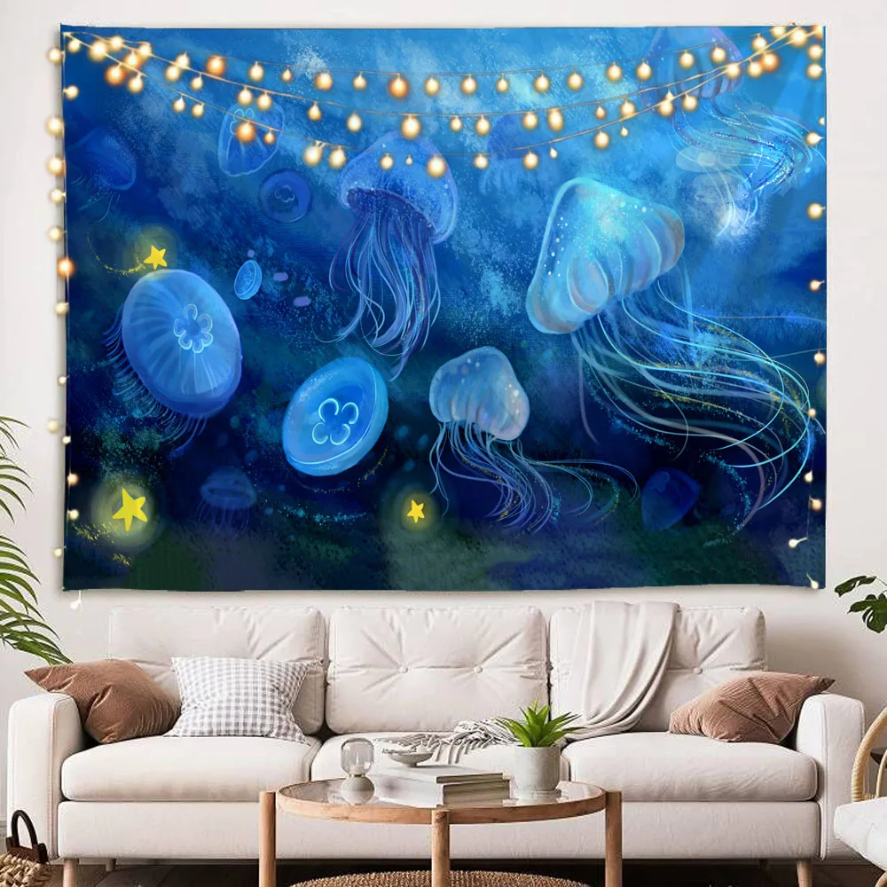Dreamy Forest Jellyfish Tapestry Soft Fabric Background Cloth Multiple Patterns And Sizes Home Decoration Hanging Paintings
Dreamy Forest Jellyfish Tapestry Soft Fabric Background Cloth Multiple Patterns And Sizes Home Decoration Hanging Paintings