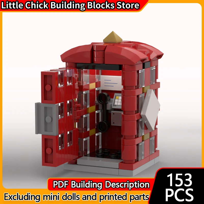 City Street View Model MOC Building Bricks London Red Phone Booth Modular Technology Children Holiday Gifts Assemble Toys Suit
City Street View Model MOC Building Bricks London Red Phone Booth Modular Technology Children Holiday Gifts Assemble Toys Suit