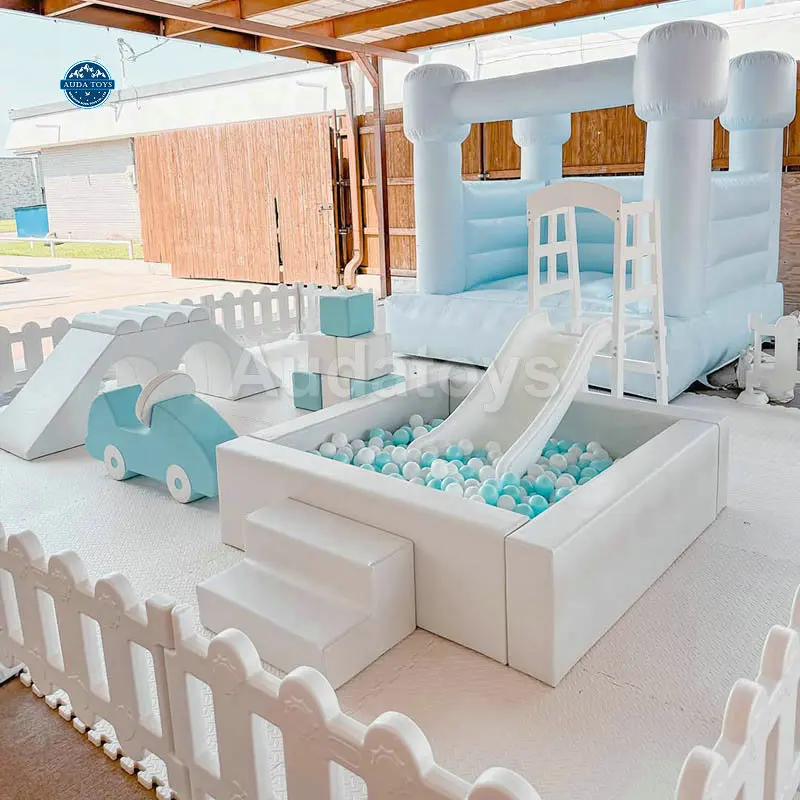 Pastel Blue Soft Play Equipment For Kids Cafe & Indoor Playground Soft Play Set
Pastel Blue Soft Play Equipment For Kids Cafe & Indoor Playground Soft Play Set