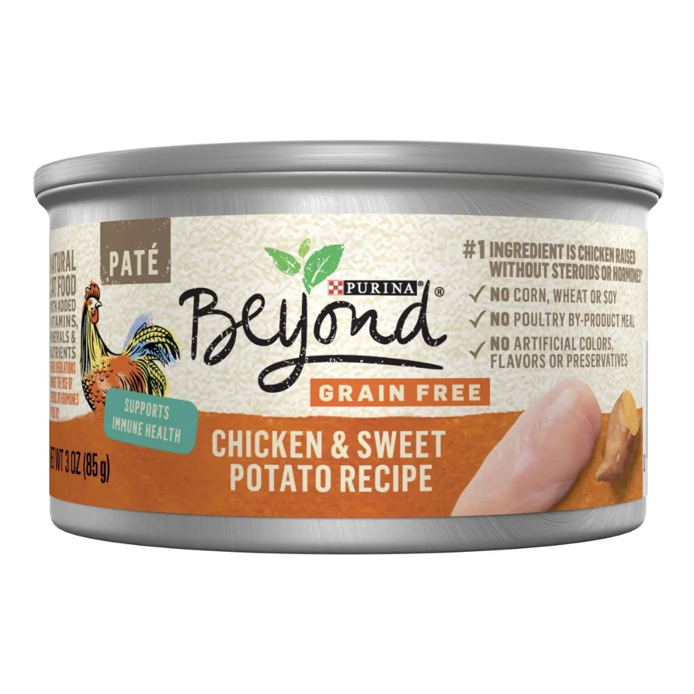 Purina , Grain Free Chicken & Sweet Potato Gravy, Wet Cat Food, 3 oz Cans, 12 Pack
Purina , Grain Free Chicken & Sweet Potato Gravy, Wet Cat Food, 3 oz Cans, 12 Pack