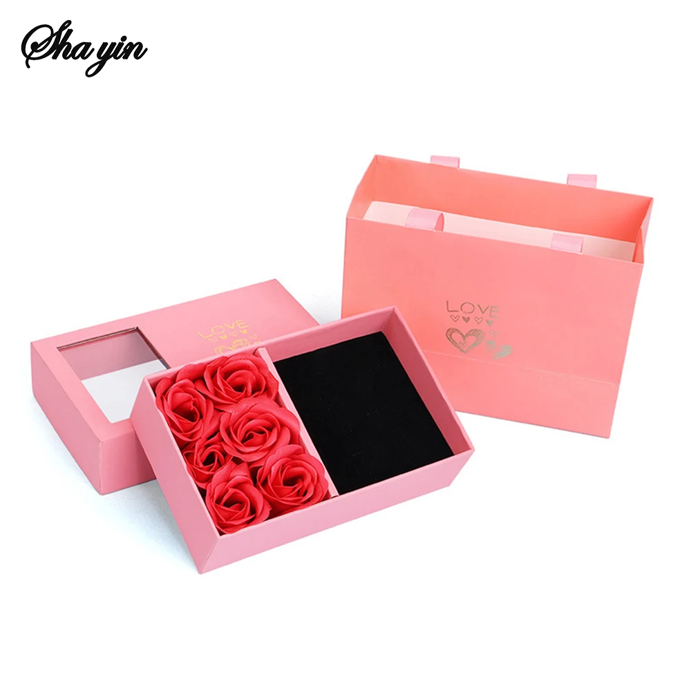 Jewelry Box Immortal Flower Jewelry Box Roses Window Valentine's Day Mother's Day Gift Box Ring Earrings Pendant Necklace Box
Jewelry Box Immortal Flower Jewelry Box Roses Window Valentine's Day Mother's Day Gift Box Ring Earrings Pendant Necklace Box