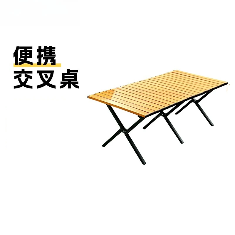 Portable Foldable Egg Roll Table with Cross Frame, Multifunctional Camping Picnic BBQ Table for Outdoor Camping Barbecue
Portable Foldable Egg Roll Table with Cross Frame, Multifunctional Camping Picnic BBQ Table for Outdoor Camping Barbecue