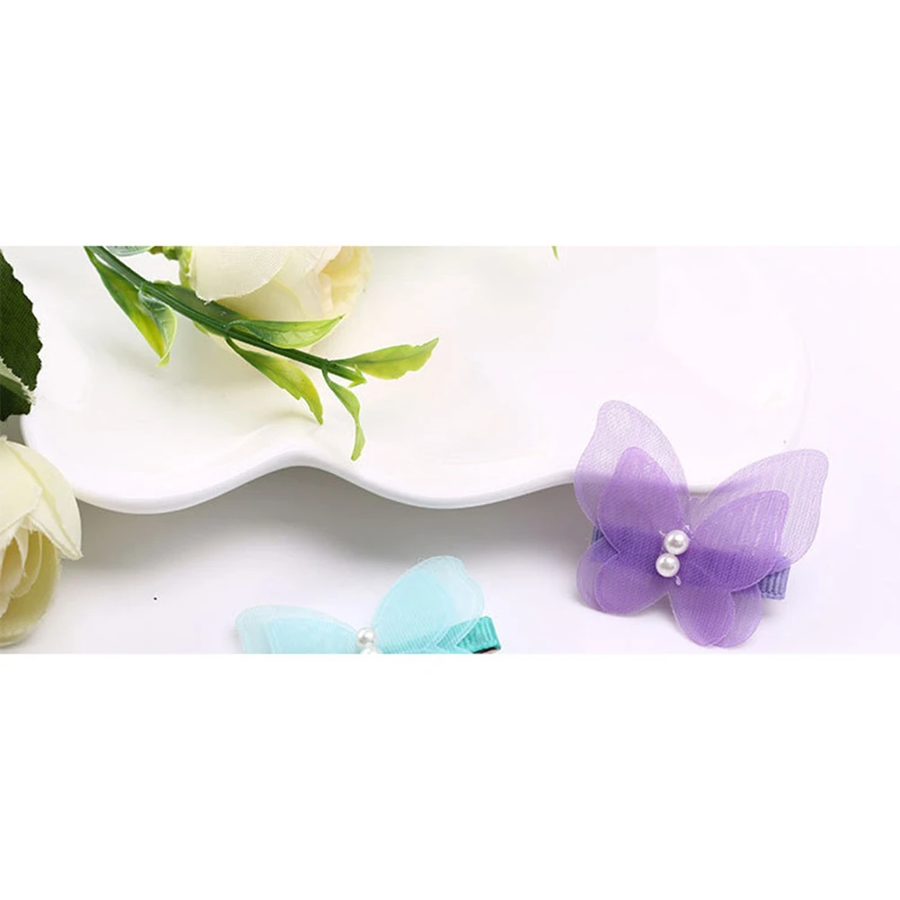 8pcs Pearl Hair Clips Chiffon Bow Hairpin For Girls Daily Party Use 8 Colors Random Safe Comfortable Size Hair 
8pcs Pearl Hair Clips Chiffon Bow Hairpin For Girls Daily Party Use 8 Colors Random Safe Comfortable Size Hair
