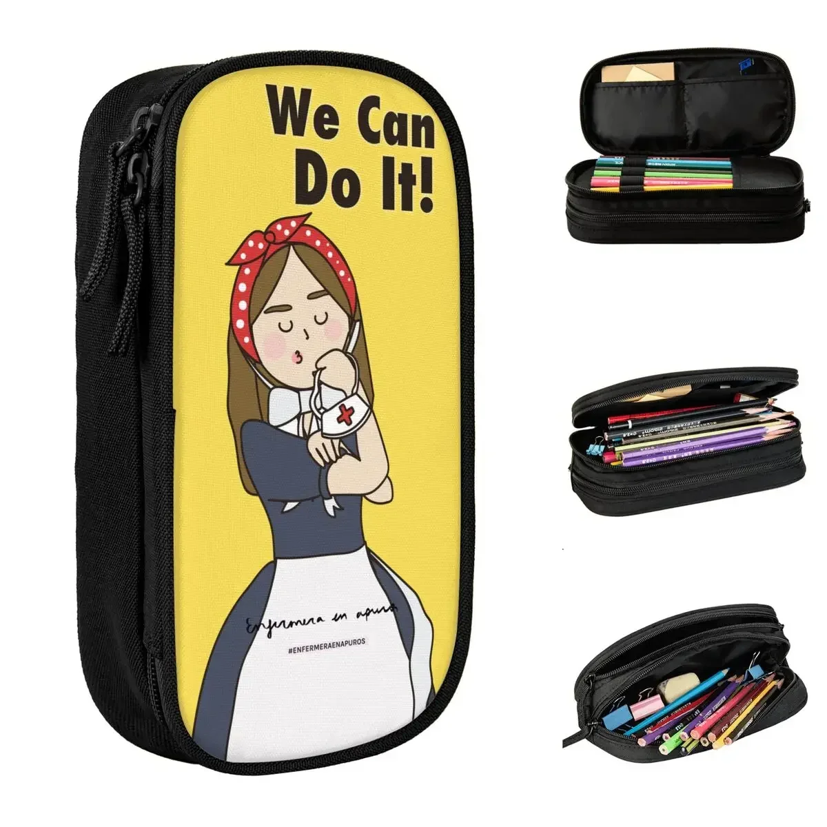 Enfermera En Apuros Medicine Pencil Case Nurse Pen Holder Bags Kids Big Capacity School Supplies Gifts Pencil Box
Enfermera En Apuros Medicine Pencil Case Nurse Pen Holder Bags Kids Big Capacity School Supplies Gifts Pencil Box