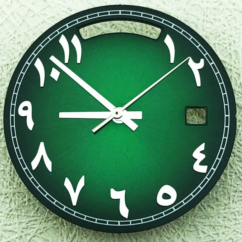 Arabic dial 31mm Day Date watch Dial and Hands Suitable for Miyota8285 Automatic Movement watch case(Store 39mm case)
Arabic dial 31mm Day Date watch Dial and Hands Suitable for Miyota8285 Automatic Movement watch case(Store 39mm case)