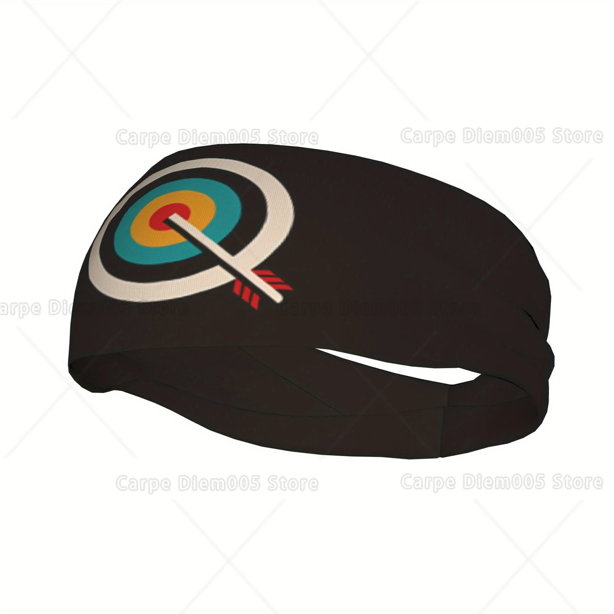 Archery Lover Target Headband, Black with Colorful Bullseye & Arrow Print, Breathable Stretchy Sweatband for Sports
Archery Lover Target Headband, Black with Colorful Bullseye & Arrow Print, Breathable Stretchy Sweatband for Sports