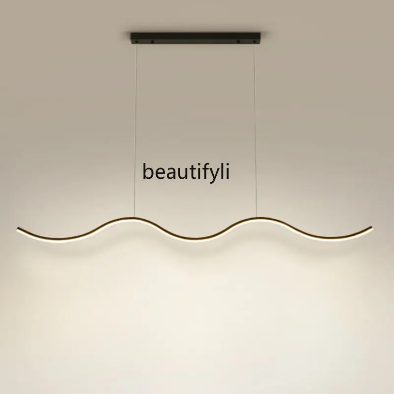 yj Dining Room Chandelier Modern Minimalist Lamp Strip Light Minimalist Line Light Chandelier
yj Dining Room Chandelier Modern Minimalist Lamp Strip Light Minimalist Line Light Chandelier