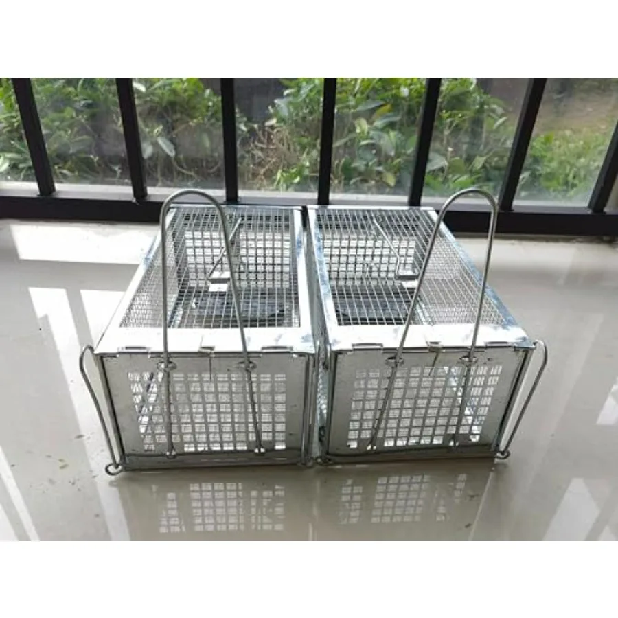 HUIYGC Rat Trap, Chipmunk Rodent Trap Working for Indoor and Outdoor to Catch Small Animal - Mouse Voles Hamsters Humane Cage T
HUIYGC Rat Trap, Chipmunk Rodent Trap Working for Indoor and Outdoor to Catch Small Animal - Mouse Voles Hamsters Humane Cage T