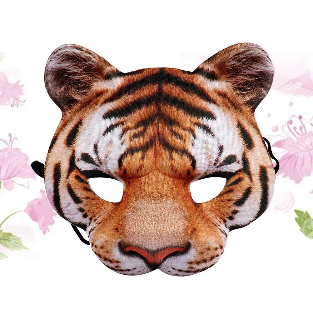 EVA Simulation Tiger Headgear Stereoscopic Animal Mask Full Face Mask Funny Halloween Performance Prop for Party Masquerade
EVA Simulation Tiger Headgear Stereoscopic Animal Mask Full Face Mask Funny Halloween Performance Prop for Party Masquerade