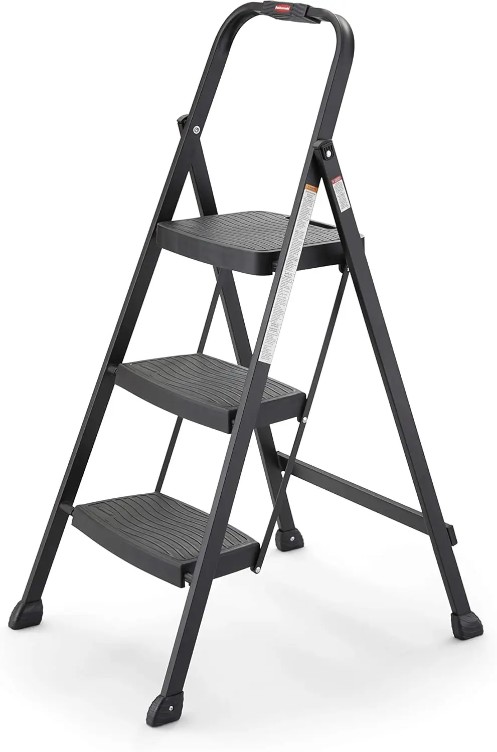 3-Step Steel Ladder with Hand Grip, Non-Slip Feet, Black, ANSI Safety Tested, No Assembly Needed
3-Step Steel Ladder with Hand Grip, Non-Slip Feet, Black, ANSI Safety Tested, No Assembly Needed