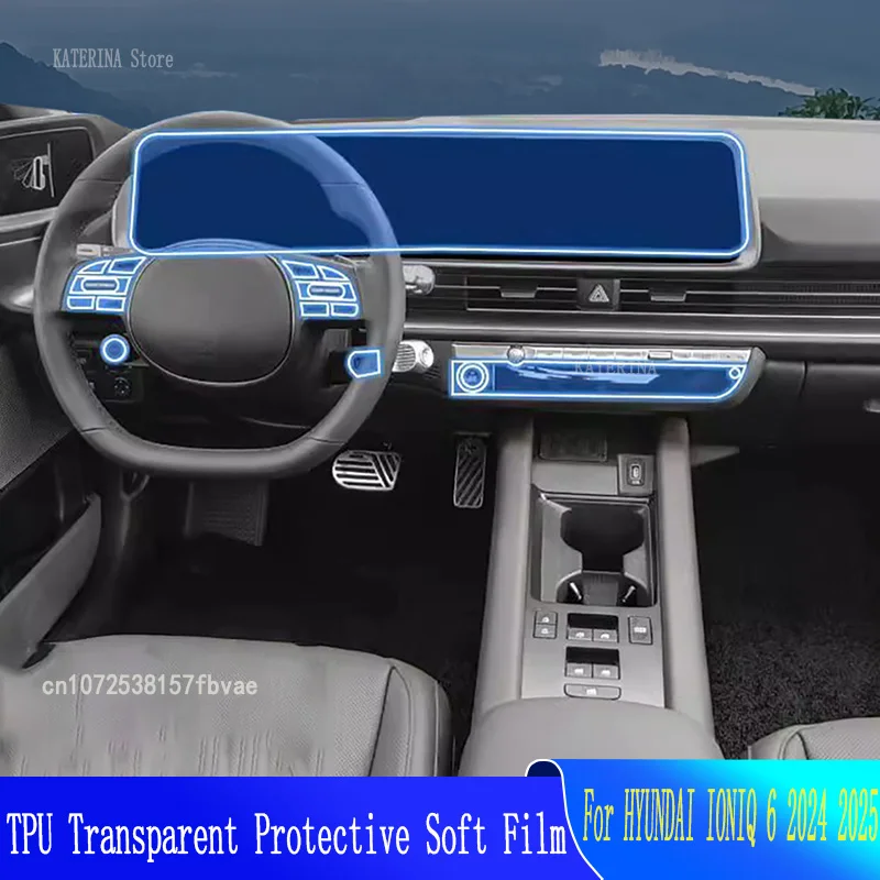For HYUNDAI IONIQ 6 2024 2025 Car instrument Interior condition Center Console Navigation Transparent TPU Protective Film
For HYUNDAI IONIQ 6 2024 2025 Car instrument Interior condition Center Console Navigation Transparent TPU Protective Film