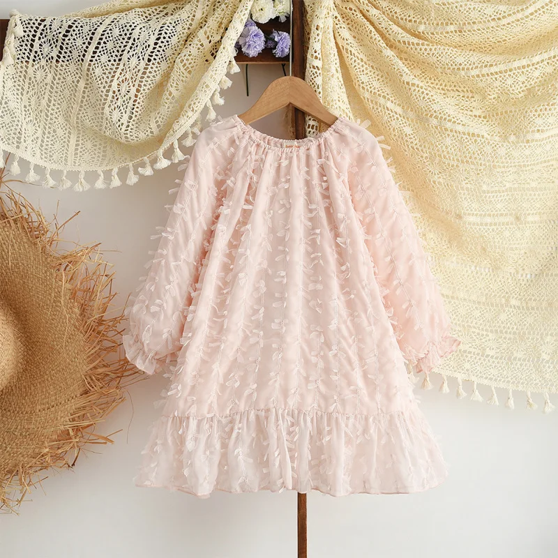 Girls' Dress2025Spring and Autumn New Children's Sweet Heavy Craft Princess Dress Baby Sweet Stylish Long Dress
Girls' Dress2025Spring and Autumn New Children's Sweet Heavy Craft Princess Dress Baby Sweet Stylish Long Dress