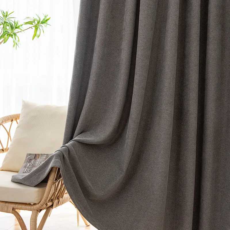 Simple Modern Fully Blackout Thickened Solid Color Cotton Linen Linen Fabric Curtains for Living Dining Room Bedroom
Simple Modern Fully Blackout Thickened Solid Color Cotton Linen Linen Fabric Curtains for Living Dining Room Bedroom