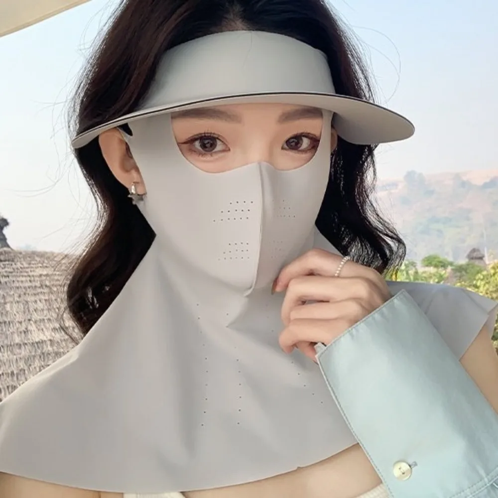 UV Protection Sunscreen Face Cover Solid Color Visor Hat Ice Silk Mask Neck Scarf Face Protection UV Protection Veil Summer
UV Protection Sunscreen Face Cover Solid Color Visor Hat Ice Silk Mask Neck Scarf Face Protection UV Protection Veil Summer