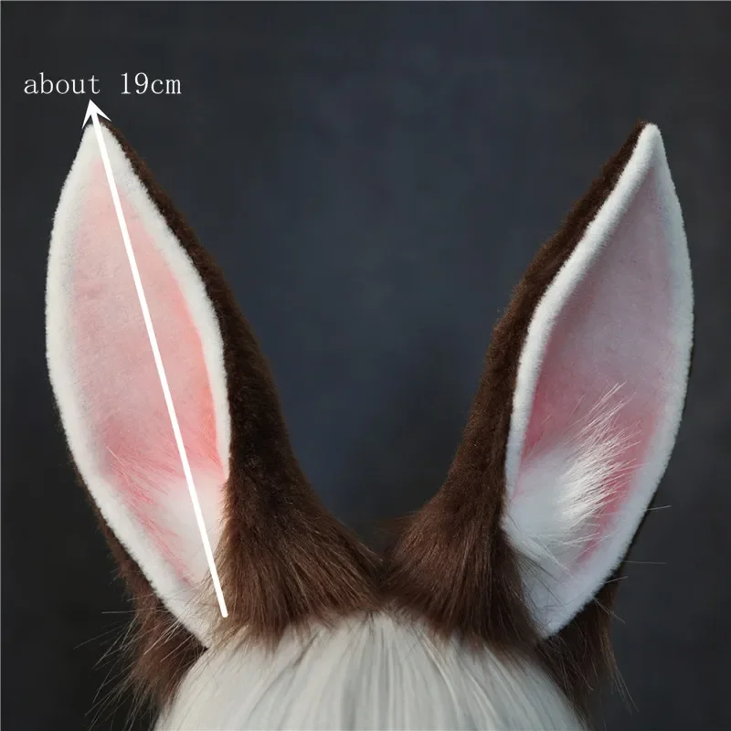 Custom Halloween Rabbit Bunny Ears Hairhoop Brown Animal Cosplay Prop Hand Made For Halloween Christmas Costume Accessories
Custom Halloween Rabbit Bunny Ears Hairhoop Brown Animal Cosplay Prop Hand Made For Halloween Christmas Costume Accessories
