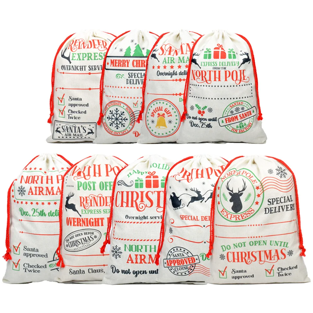 2025 New 30*40cm 50*70cm Big Christmas Bags Large Capacity Cotton Linen Drawstring Bags Party Gift Packaging Storage Pouch 1PCS
2025 New 30*40cm 50*70cm Big Christmas Bags Large Capacity Cotton Linen Drawstring Bags Party Gift Packaging Storage Pouch 1PCS