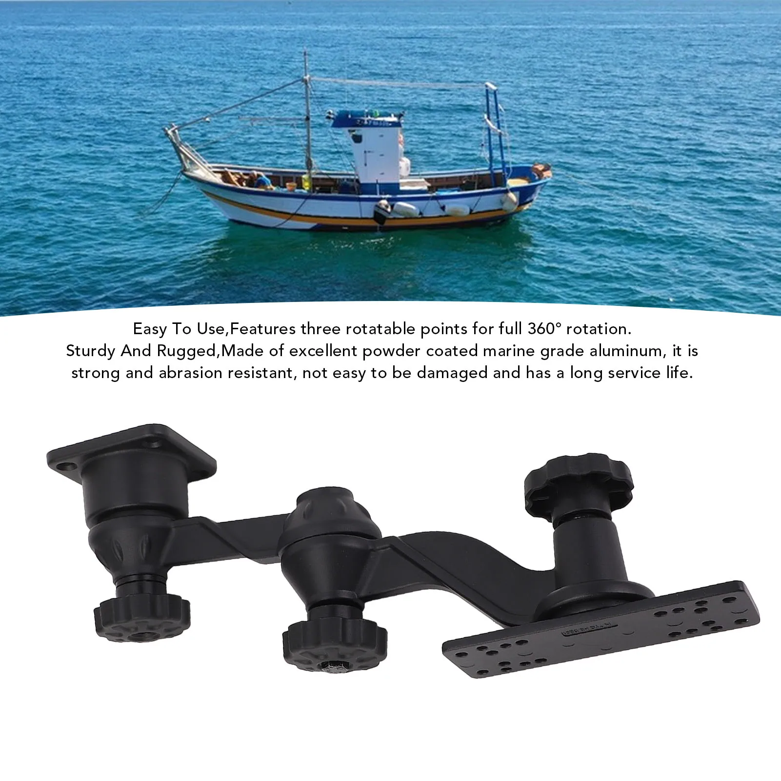 Plotter Double Rocker Bracket Plotter Swing Arm Mount 11.4 Inch Horizontal Mounts Fishfinder Bracket with 6.25x2in Panel
Plotter Double Rocker Bracket Plotter Swing Arm Mount 11.4 Inch Horizontal Mounts Fishfinder Bracket with 6.25x2in Panel
