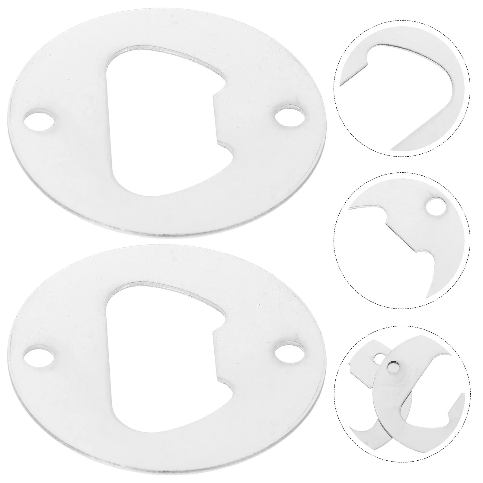 15Pcs Round Metal Beer Bottle Opener Sturdy Wear-Resistant Silver Compact Portable Keychain Bottle Opener for Kitchen Outdoor
15Pcs Round Metal Beer Bottle Opener Sturdy Wear-Resistant Silver Compact Portable Keychain Bottle Opener for Kitchen Outdoor