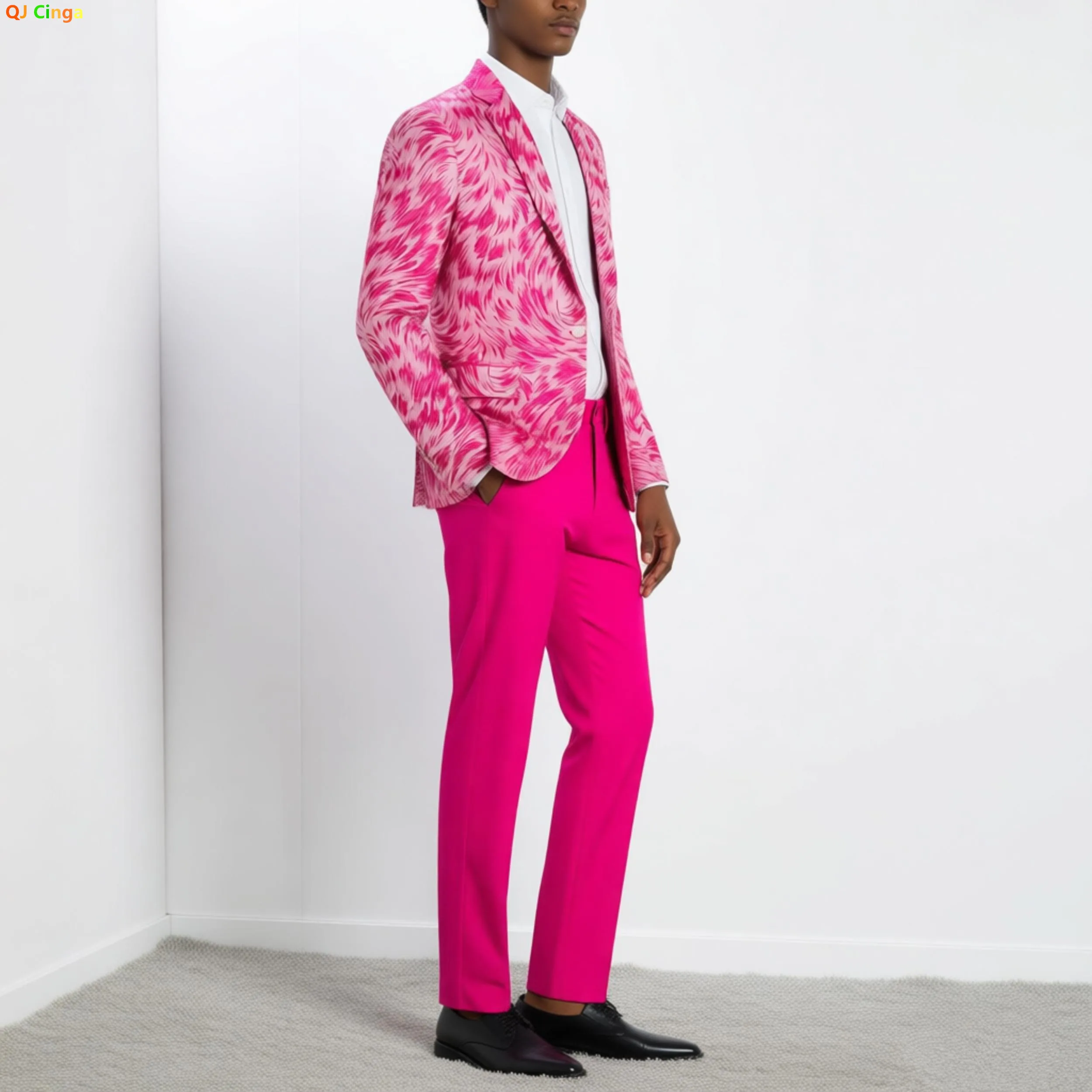 Men's Purple Two-Piece Suit, Wedding Party Dress Jacket & Trousers Red,Blue,Jacquard Fabric Slim-Fit Sets.
Men's Purple Two-Piece Suit, Wedding Party Dress Jacket & Trousers Red,Blue,Jacquard Fabric Slim-Fit Sets.