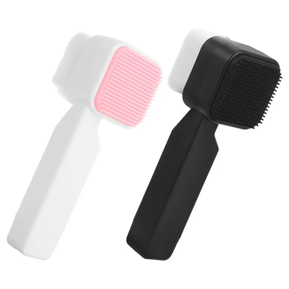 2Pcs Silicone Facial Cleansing Brush Double Sided Soft Face Brush for Deep Pore Cleaning and Gentle Exfoliating Tool
2Pcs Silicone Facial Cleansing Brush Double Sided Soft Face Brush for Deep Pore Cleaning and Gentle Exfoliating Tool