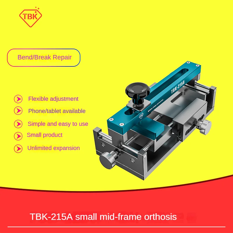 TBK-215A Universal Frame Straightener Fix Bending Deformation for Smartphones & Tablets Durable Repair Device
TBK-215A Universal Frame Straightener Fix Bending Deformation for Smartphones & Tablets Durable Repair Device