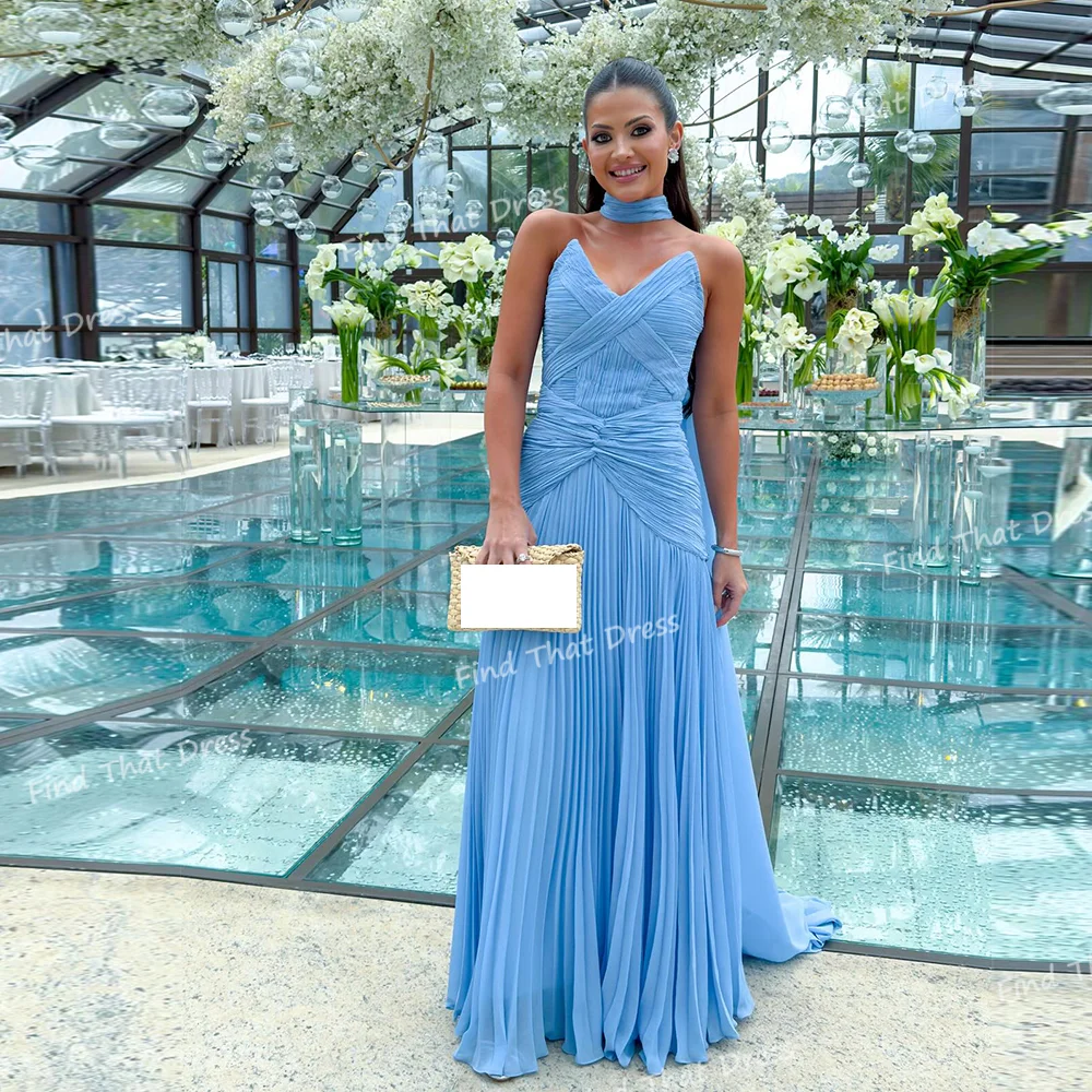 Custom Made Simple V-neck Chiffon Pleated Tiered A-line Evening Dress Backless Floor Length Party Dress شارون سعيد 
Custom Made Simple V-neck Chiffon Pleated Tiered A-line Evening Dress Backless Floor Length Party Dress شارون سعيد