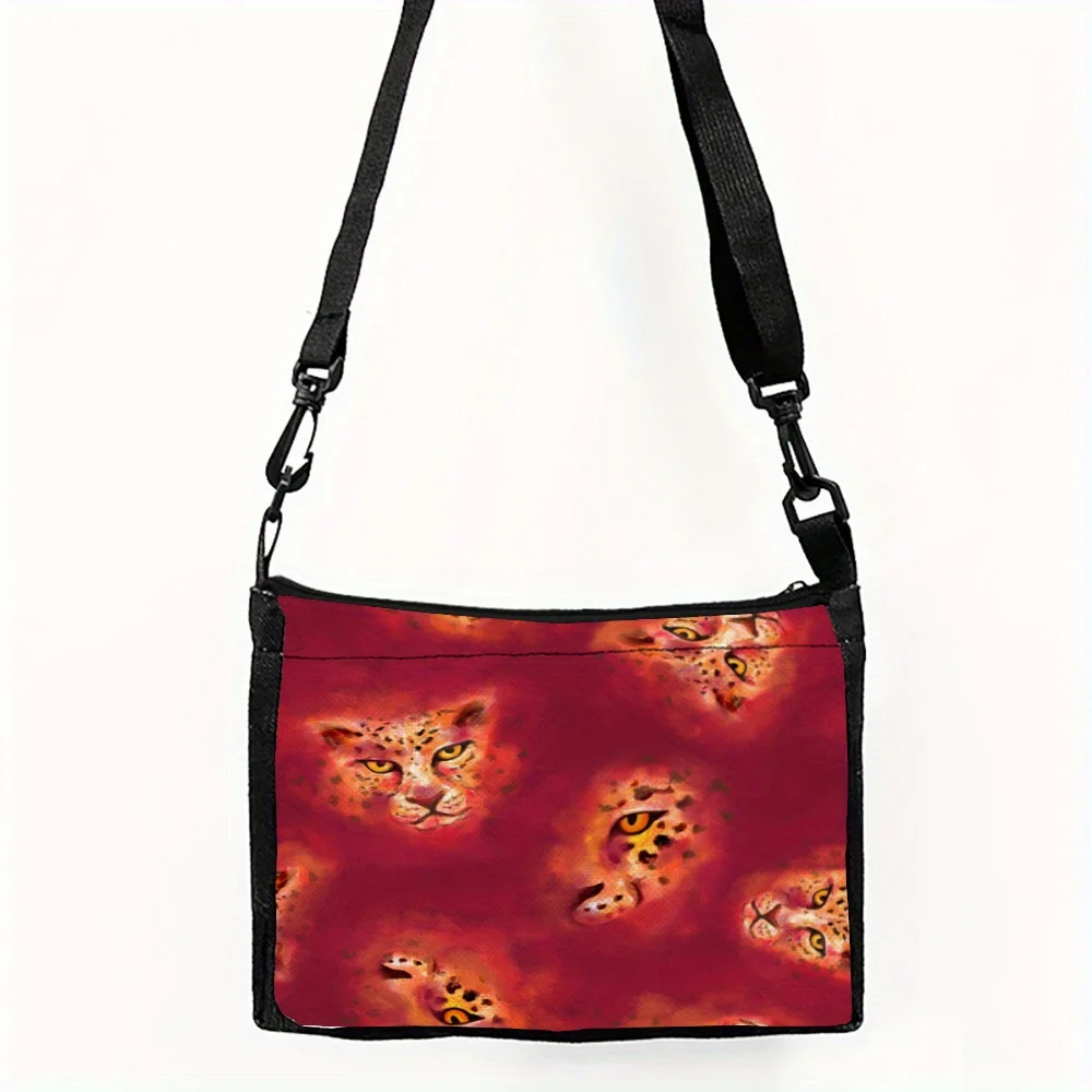Tiger Shoulder Crossbody Bag with Zipper, Hand Washable, Adjustable Shoulder Straps, Suitable for Going Out and Gifts
Tiger Shoulder Crossbody Bag with Zipper, Hand Washable, Adjustable Shoulder Straps, Suitable for Going Out and Gifts