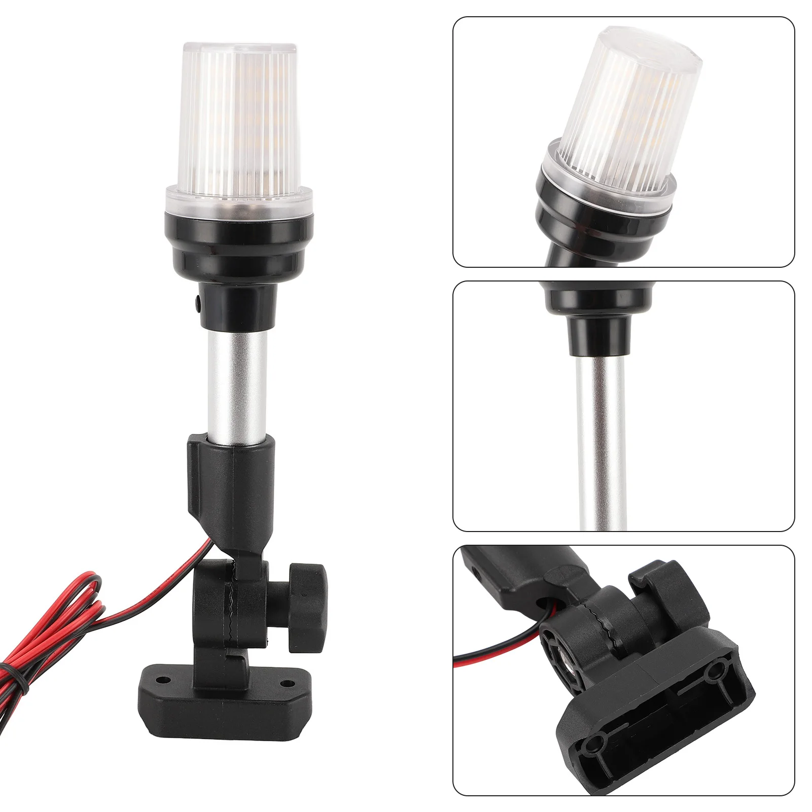 LED Stern Light Energy Saving White Lighting IP67 Waterproof Omnidirectional 12-24V Light 3NM for Pontoon for Bass Boat
LED Stern Light Energy Saving White Lighting IP67 Waterproof Omnidirectional 12-24V Light 3NM for Pontoon for Bass Boat