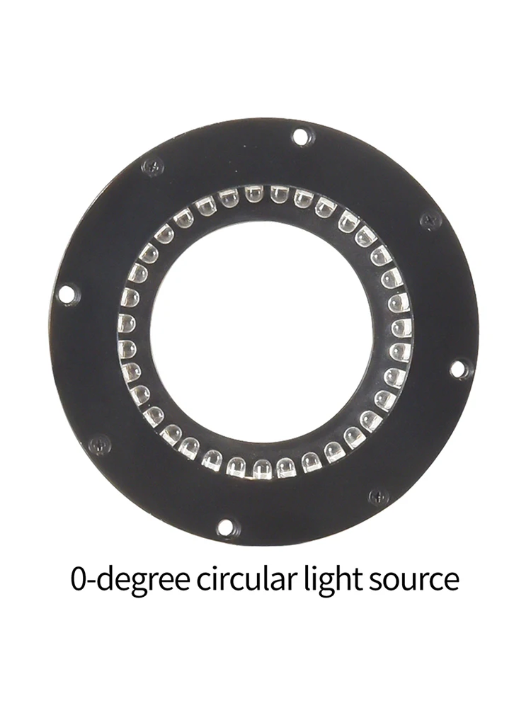 0 degree ring light Very good pointing Long- and close-range product inspection Visual appearance inspection light source
0 degree ring light Very good pointing Long- and close-range product inspection Visual appearance inspection light source