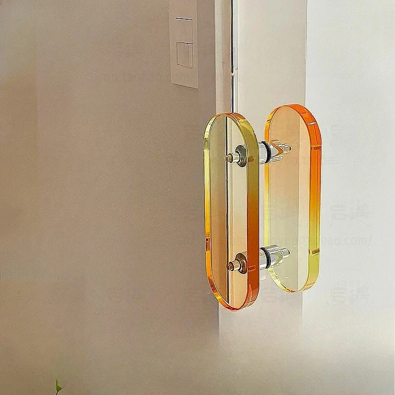 Acrylic transparent cabinet door handle gradual change color crystal cabinet drawer wardrobe light luxury door big handle
Acrylic transparent cabinet door handle gradual change color crystal cabinet drawer wardrobe light luxury door big handle