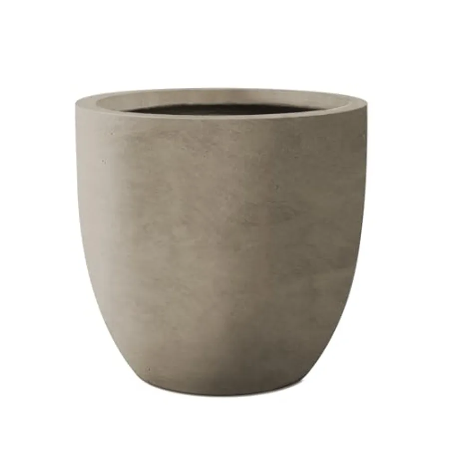 Outdoor and indoor decorative planter for home and garden use weathered concrete material gray color with drainage hole and rub
Outdoor and indoor decorative planter for home and garden use weathered concrete material gray color with drainage hole and rub