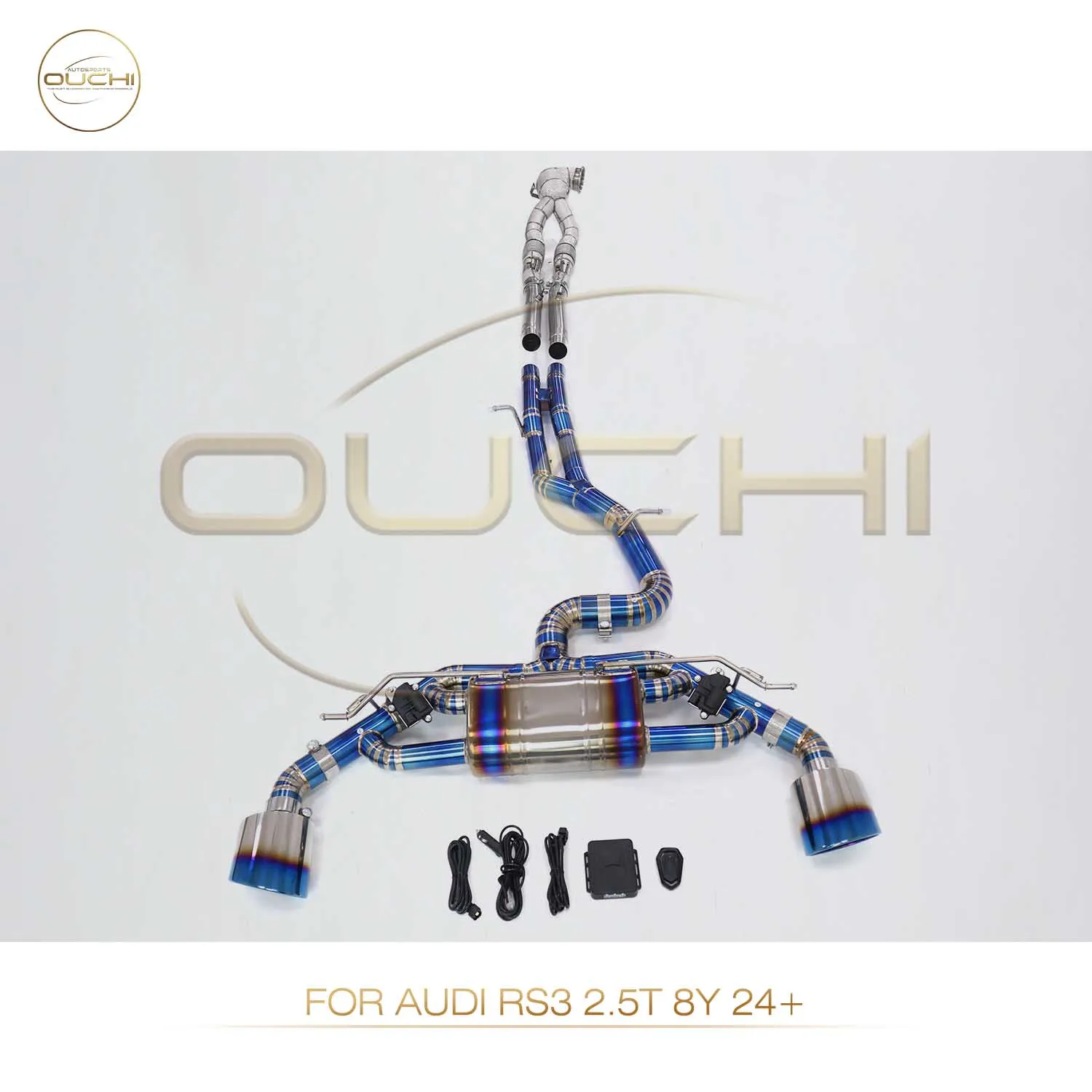 Performance Full Catback For AUDI RS3 2.5T 8Y 24 OUCHI Downpipe Resonant Tube Exhaust System Titanium Muffler With Valve
Performance Full Catback For AUDI RS3 2.5T 8Y 24 OUCHI Downpipe Resonant Tube Exhaust System Titanium Muffler With Valve