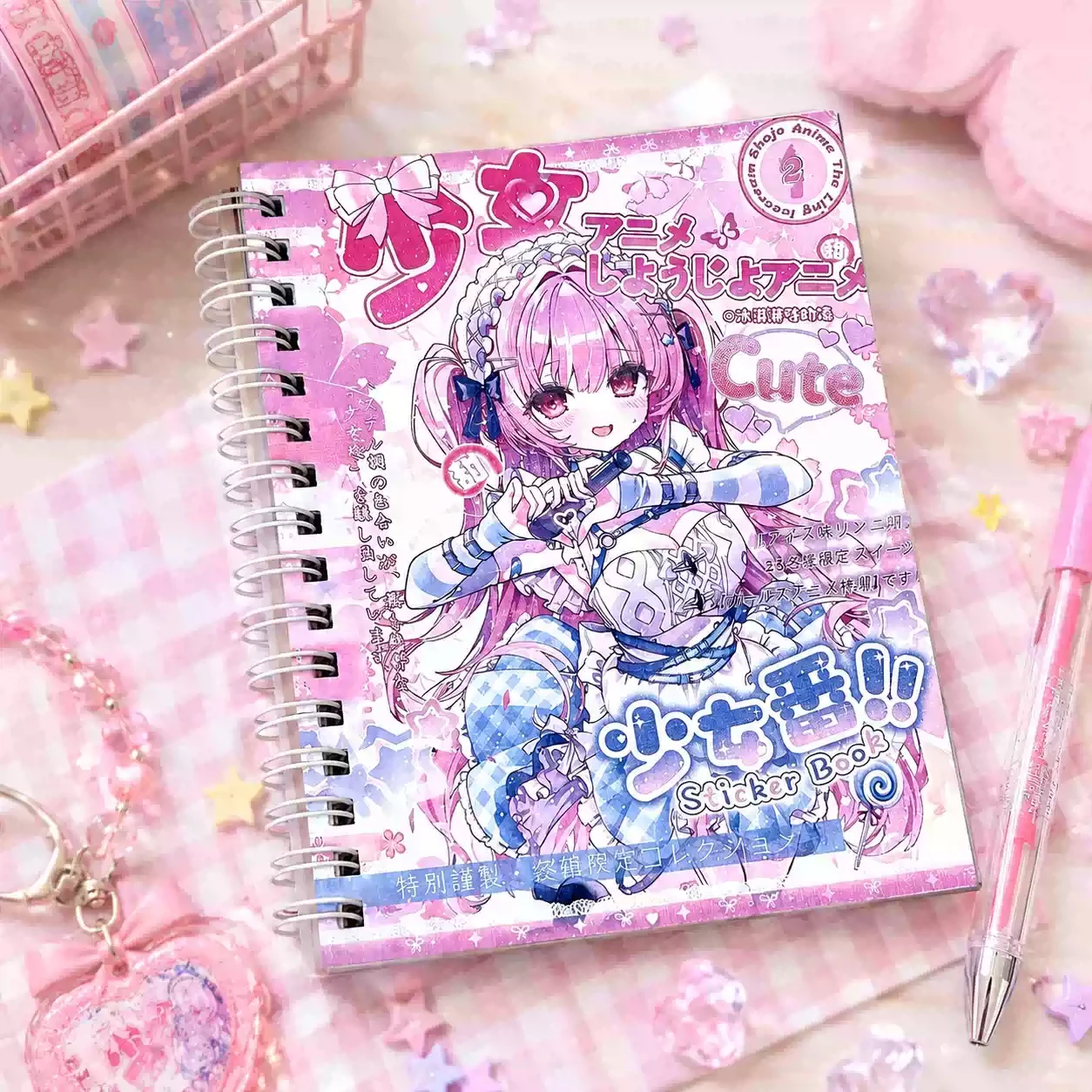 Ins Kawaii Anime Cartoon Girl Sticker Book Aesthetic Cute DIY Stickers for Phone Case Scrapbook Journal Diary Gift
Ins Kawaii Anime Cartoon Girl Sticker Book Aesthetic Cute DIY Stickers for Phone Case Scrapbook Journal Diary Gift