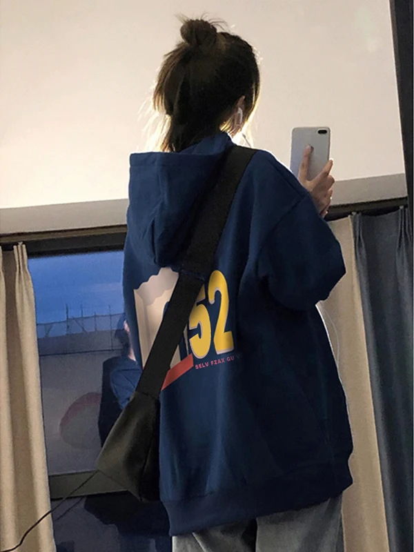 Women's Hoodie Sweatshirt Fleece Lined Warmth Bf Style Oversize Autumn Winter Trendy Cartoon Print Long Sleeve Casual Top
Women's Hoodie Sweatshirt Fleece Lined Warmth Bf Style Oversize Autumn Winter Trendy Cartoon Print Long Sleeve Casual Top