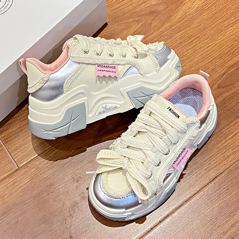 Women's Chunky Platform Sneakers Breathable Comfort Casual Walking Shoes For Lady
Women's Chunky Platform Sneakers Breathable Comfort Casual Walking Shoes For Lady