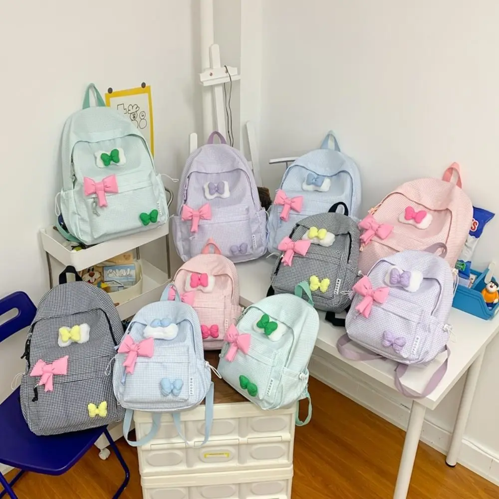 New Kawaii Backpack Bowknot Cartoon Student Laptop Bag Large Capacity Nylon Handbag
New Kawaii Backpack Bowknot Cartoon Student Laptop Bag Large Capacity Nylon Handbag
