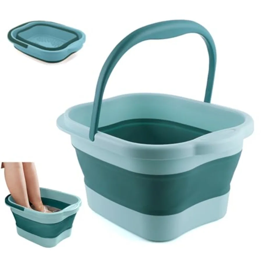 Collapsible Foot Bath Soak Tub with Handle Plastic Foldable Feet Spa Soaking Basin Bucket with Massager Acupoint for Washing Pe
Collapsible Foot Bath Soak Tub with Handle Plastic Foldable Feet Spa Soaking Basin Bucket with Massager Acupoint for Washing Pe
