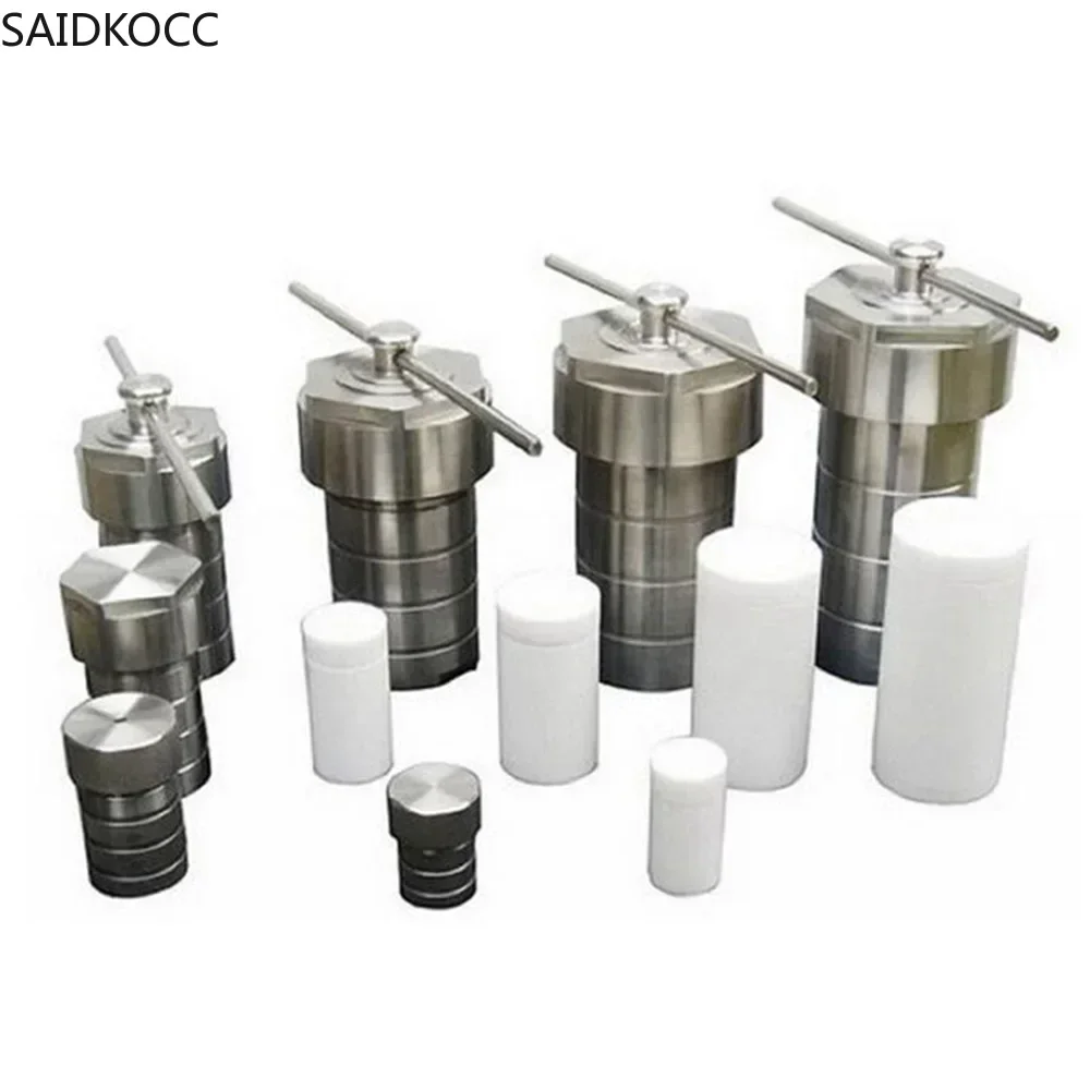 SAIDKOCC 5-500ml Hydrothermal Autoclave Reactor with PTFE Chamber Hydrothermal Synthesis
SAIDKOCC 5-500ml Hydrothermal Autoclave Reactor with PTFE Chamber Hydrothermal Synthesis