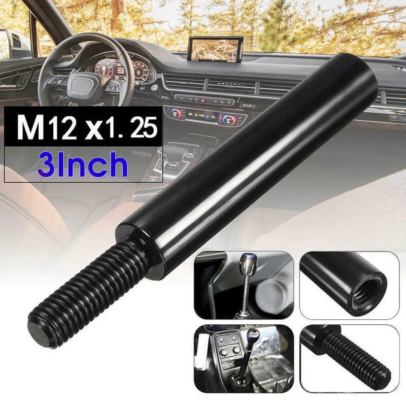 Car Shift Knob Extension M12X1.25 3 Inch Car Shift Knob Extender Shifter Lever Extension For Toyota For Ford Aluminum Alloy
Car Shift Knob Extension M12X1.25 3 Inch Car Shift Knob Extender Shifter Lever Extension For Toyota For Ford Aluminum Alloy
