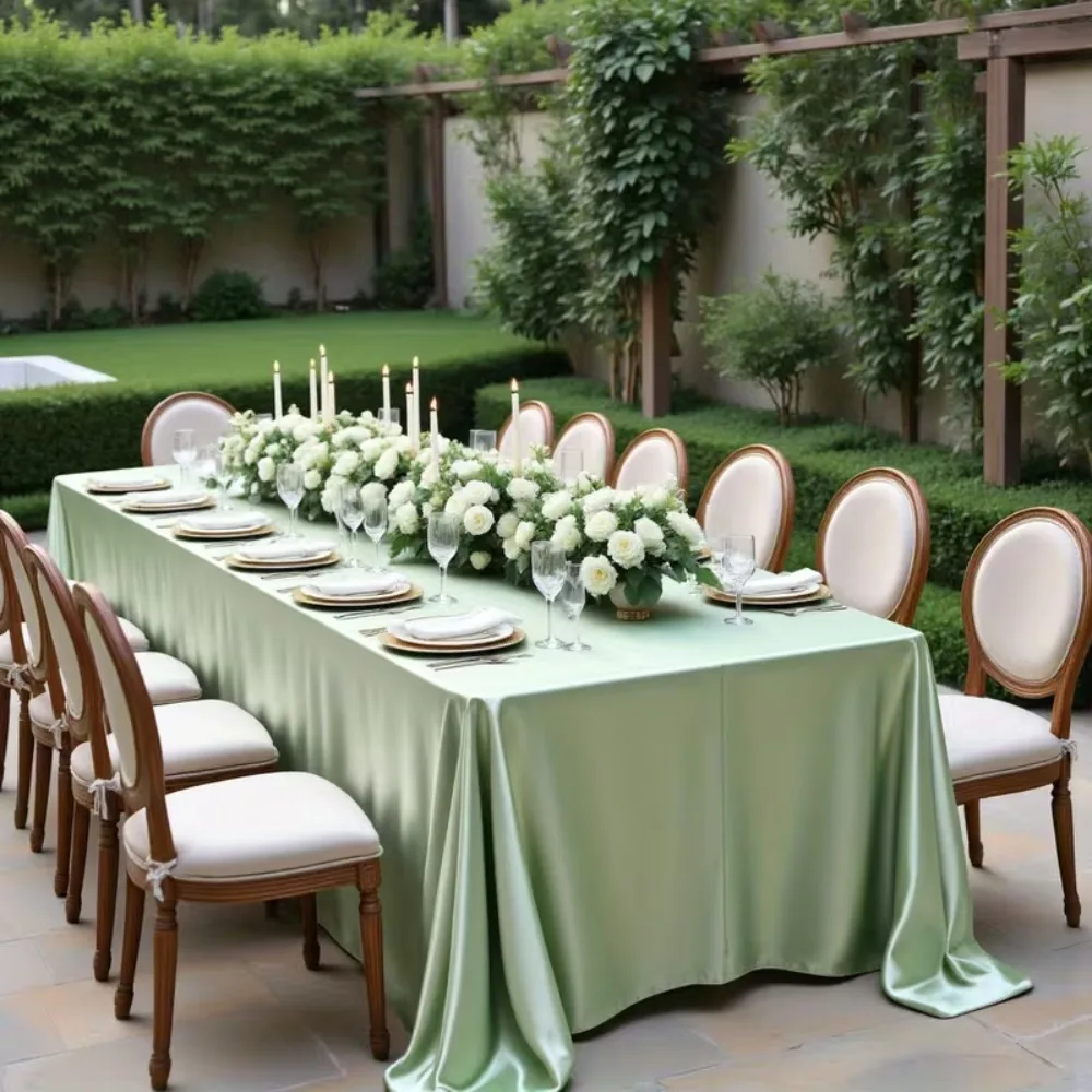 Satin Rectangle Table Cloth, Washable Table Cover Smooth Fabric Bright Silk Tablecloth for Dining Kitchen, Wedding Banquet Party
Satin Rectangle Table Cloth, Washable Table Cover Smooth Fabric Bright Silk Tablecloth for Dining Kitchen, Wedding Banquet Party