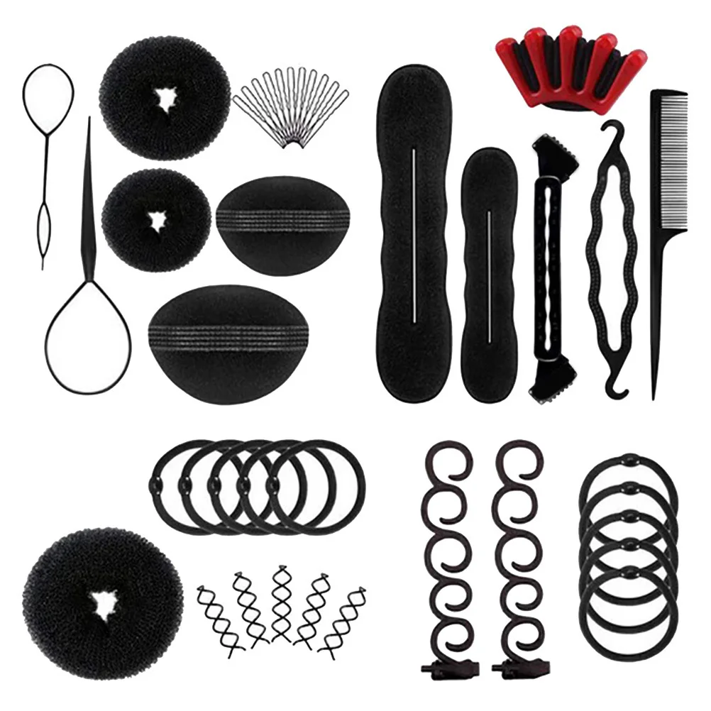 Набор для создания пучка из 13 предметов: пластиковые инструменты для плетения для женщин, для создания пучка-пончика, для густых и тонких волос, для использования в салонах красоты
Набор для создания пучка из 13 предметов: пластиковые инструменты для плетения для женщин, для создания пучка-пончика, для густых и тонких волос, для использования в салонах красоты