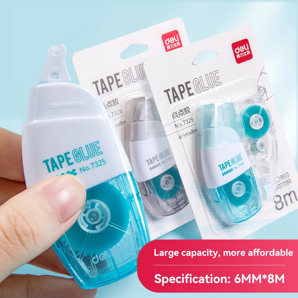 8m*6mm Double Sided Adhesive Dots Glue Tape Roller Glue Tape with Refill Glue DIY Scrapbooking Collage Photo Album Stationery
8m*6mm Double Sided Adhesive Dots Glue Tape Roller Glue Tape with Refill Glue DIY Scrapbooking Collage Photo Album Stationery