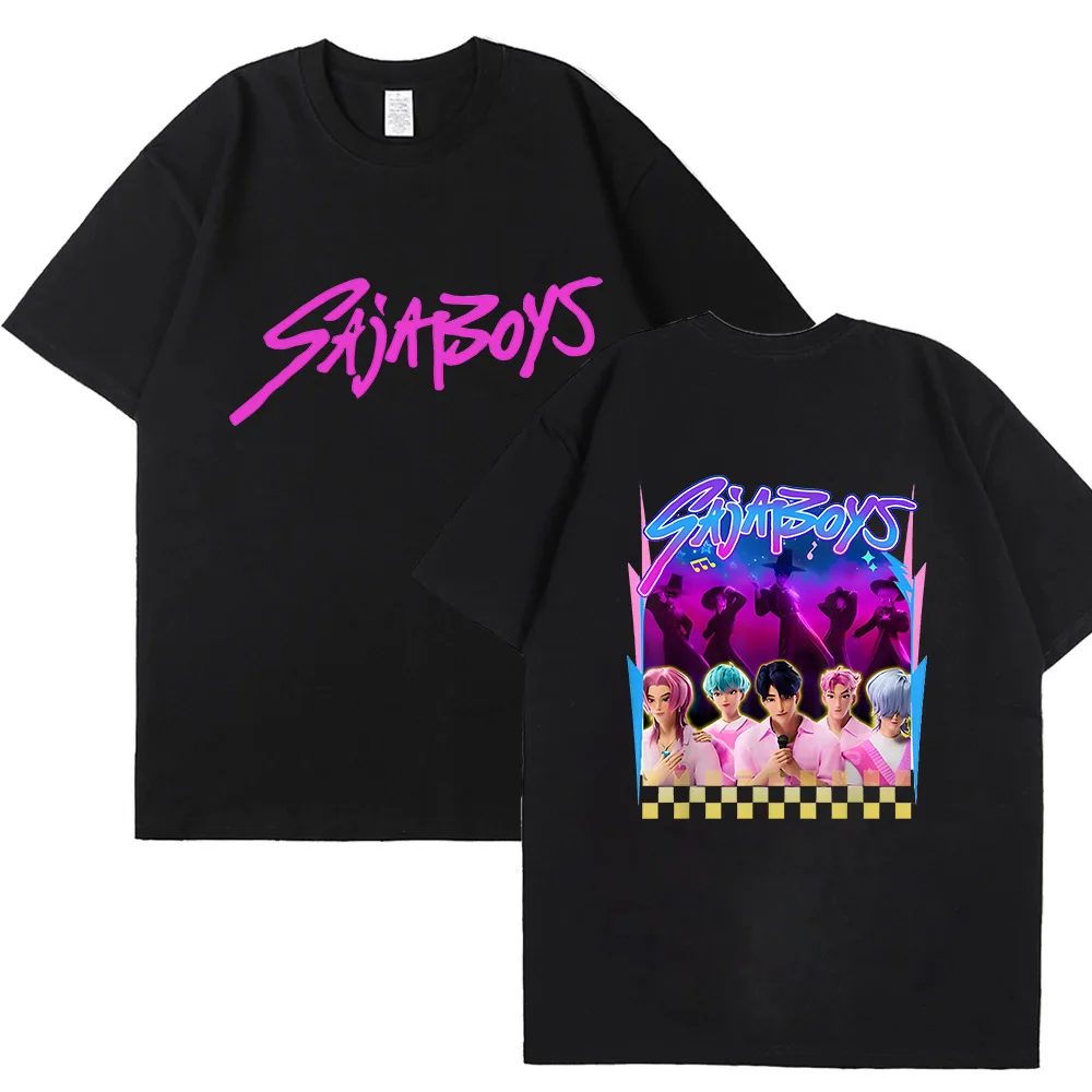 Anime Saja Boys Cosplay Costume Men T Shirt Kpop Demon Hunters Unique Tee Shirt Short Sleeve Crewneck Cotton Summer Clothing
Anime Saja Boys Cosplay Costume Men T Shirt Kpop Demon Hunters Unique Tee Shirt Short Sleeve Crewneck Cotton Summer Clothing